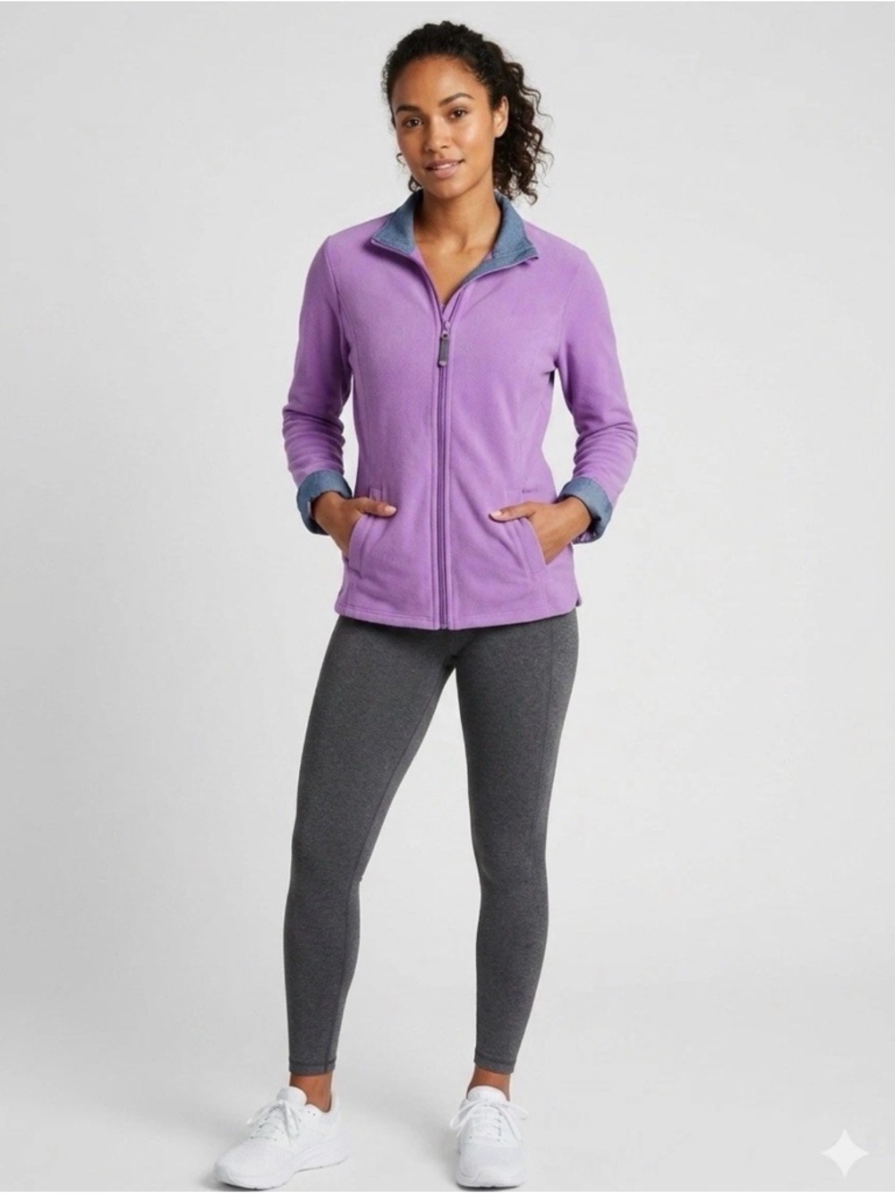 Talbots Pink Full-Zip Jacket